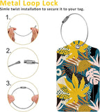 2 Pack Tropical Flowers Luggage Tag - Image 3
