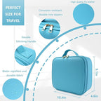Travel Makeup Bag for Makeup Artists Large Makeup Case, - Image 2