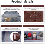 Travel Makeup Bag Organizer Cosmetic Bag: 3 Pcs Set Make up Bags - Image 4