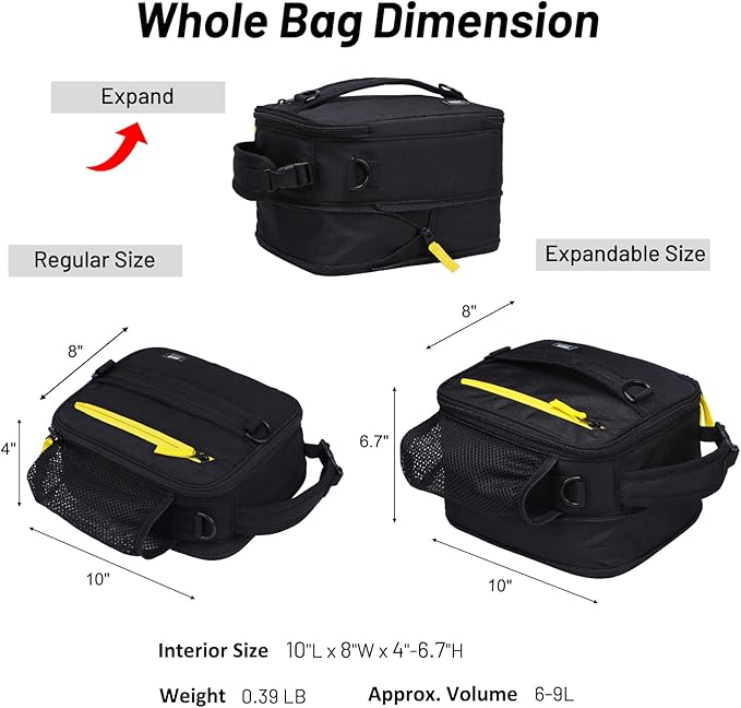 MIER Expandable Lunch Bag Insulated Lunch Box - Image 3