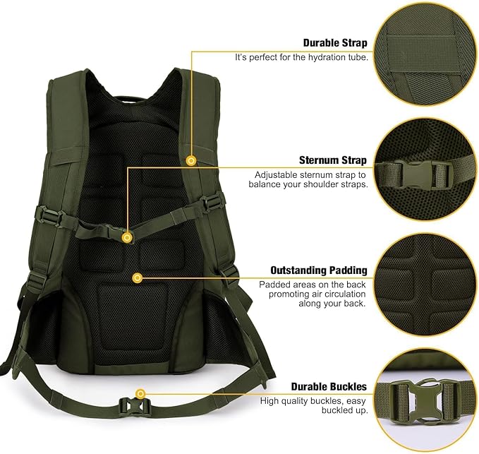 Mardingtop 35L Tactical Backpacks Molle Hiking daypacks - Image 5