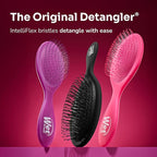 Wet Brush Detangling Brush, Original Detangler Brush (Sky) - Wet & Dry Tangle-Free Hair Brush for Women & Men - No Tangle Soft & Flexible Bristles for Straight, Curly, & Thick Hair