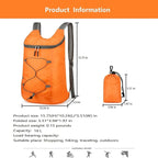 16L Hiking Daypack Lightweight Foldable Travel Backpack Water Repellent Camping - Image 7