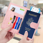Herain Passport Holder for Travel Cruise Essentials, RFID Passports Book Card - Image 2