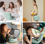 Mocado Travel Makeup Bag with LED Lighted Mirror, Travel Makeup Organizer - Image 7