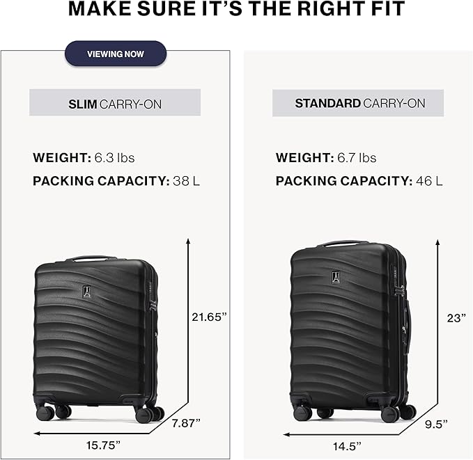 Travelpro Maxlite Air V2 Hardside Expandable Carry on Luggage, 8 Spinner Wheels - Image 7