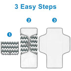 Accmor Portable Diaper Changing Pad, Waterproof Baby Changing Mat, Foldable - Image 5