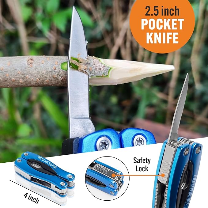 YOU ARE MY HERO Multitool 15-in-1 | Practical Gift - Image 5