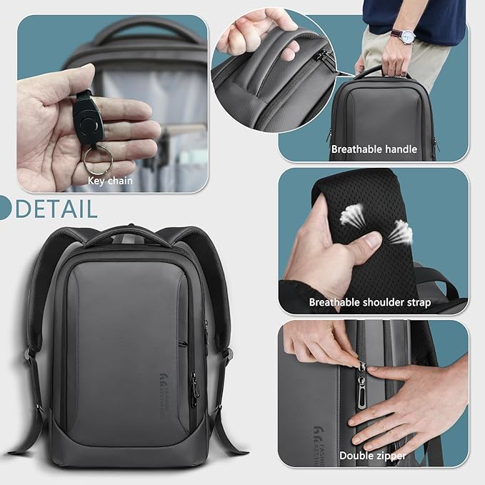 hk Laptop Backpack for Men - Image 6