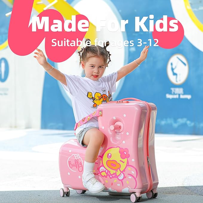 Kids' Lightweight Ride on Luggage - Image 2