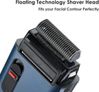 Retro Electric Razor for Men, Rechargeable Mens Gold Foil Shavers, Travel - Image 3