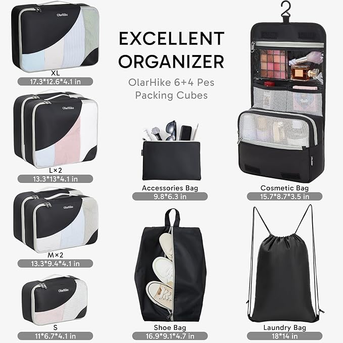 ALL INCLUDED 10 Set Durable Packing Cubes - Image 2