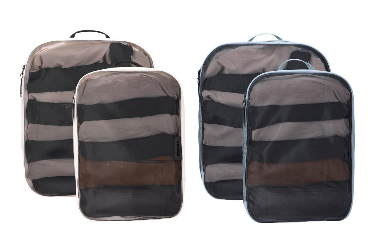 Packing Cube Family Set (Medium-Large / Family Set / POND GRAY/WHITE)