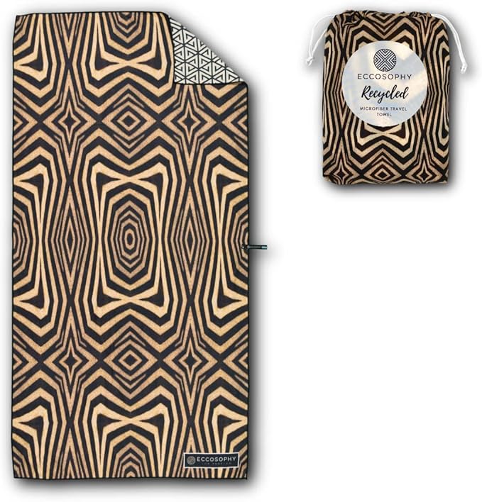 ECCOSOPHY Microfiber Beach Towel by ECCOSOPHY