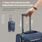 SHOWKOO Luggage Sets 3 Piece Softside Expandable Lightweight Durable Suitcase - Image 5
