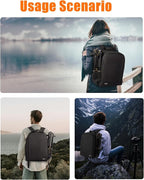 CADeN Camera Backpack Bag with Laptop Compartment 15.6" - Image 4