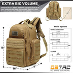 Diaper Bag Backpack for Dad, DBTAC Large Baby Nappy Bag for Men w/Changing Mat - Image 6
