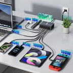 440W Fast Charging 8 Port USB C Charger Block, USB-C Charger Adapter - Image 2