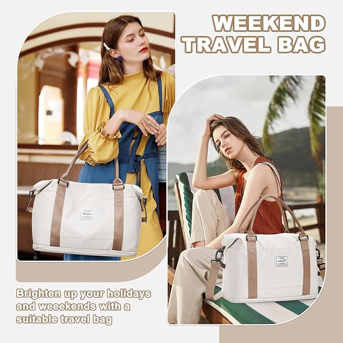 Travel Duffel Bag, Sports Tote Gym Bag, Shoulder Weekender Overnight Bag - Image 8