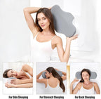 Bespilow Travel Pillow for Sleeping, Cervical Neck Support Pillow for Neck Pain - Image 4