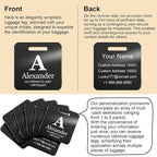 Customized Stainless Steel Luggage Tags: Personalize Your Suitcases, and Bags - Image 7