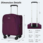 16 Inch Underseat Carry On Luggage - Image 2