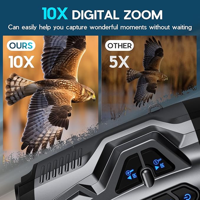 4K Night Vision Goggles for Adults, 10X Zoom Night Vision Binoculars - Image 4
