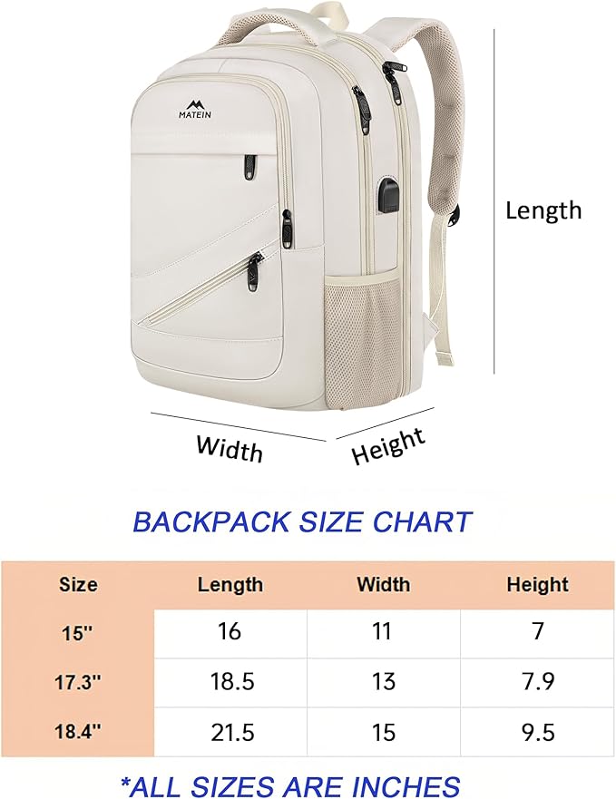 MATEIN Extra Large Travel Backpack - Image 5