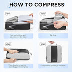 8 Set Compression Packing Cubes - Image 3