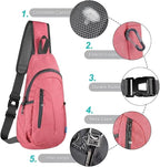 TITECOUGO Small Sling Bag, Lightweight Crossbody Backpack - Image 5