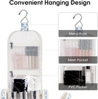 Narwey Hanging Toiletry Bag for Women Travel Makeup Bag Organizer Toiletries - Image 4