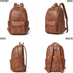30L Business Laptop Backpack for Women Men, Travel Work Backpack Purse Faux - Image 7