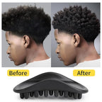 Twist Styler Brush for Black Men - Premium Durable Washable Hair Sponges Curls with Ergonomic Grip, Suitable for Afro 4C Hair & Coiled Textures - Home Styling Essential Hair Brush for Men & Barbers