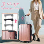 Merax 28 Inch Expandable Checked Luggage, Hardshell ABS Large Suitcase - Image 2