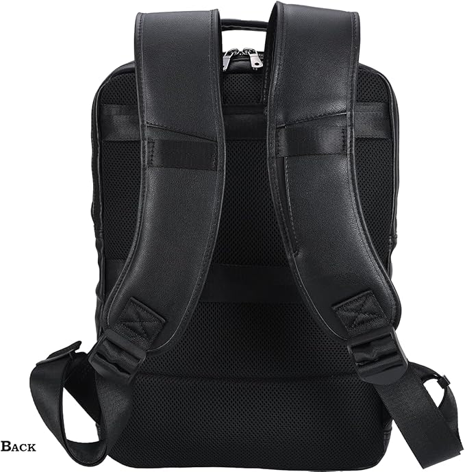 STAR VISTA Angelo 17.3" Premium Calfskin Leather Laptop Backpack - Image 4