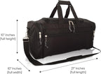 DALIX 21" Blank Sports Duffle Bag Gym Bag Travel Duffel Adjustable Strap in - Image 7