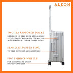 All Aluminum Lightweight Carry-On Luggage - Image 5