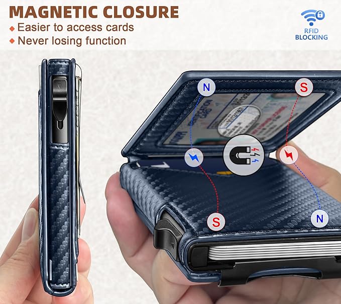 BULLIANT Men Wallet, Money Clip Wallet Slim - Image 3