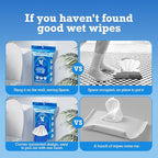 matern'ella Hanging Flushable Wipes Unscented Extra Large Corner-Connected Wet - Image 5