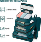 Veken 8 Set Packing Cubes for Travel Essentials, Suitcase Organizer Bags in 4 - Image 5