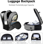 Lapsouno Business Laptop Backpack, Travel Backpack, 15.6 Inch Carry on Backpack - Image 2