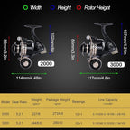 Sougayilang Fishing Pole with Spinning Reel Portable Fishing Rod Reel Combos - Image 4