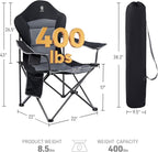 EVER ADVANCED Camping Chairs, Lawn Chairs Outdoor Sports Chairs, Folding Chair - Image 3