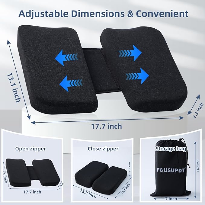 Adjustable Seat Cushion, Memory Foam Seat Cushion - Image 4