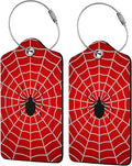 Spider Web 2-Pcs Premium Leather Tags by Unknown