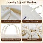 Canvas Laundry Bags 18x18in - Image 5