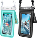 [Floatable 2 Pack Floating Waterproof Phone Pouch Case Up to 8.5", IPX8 by BERSILER
