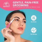 Facial Hair Trimmer for Women Facial Hair Removal, Womens Shaver for Upper Lip Chin Eyebrow, Compact Dual Blade Electric Razor for Ladies Face Hair Remover - Color Varies