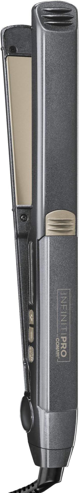 INFINITIPRO BY CONAIR Tourmaline Ceramic Flat Iron, 1-inch, Teal