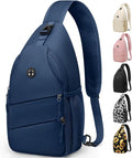 Crossbody Bags for Women Men Trendy Sling Bag Bakpack Casual Chest Bag by Pritent